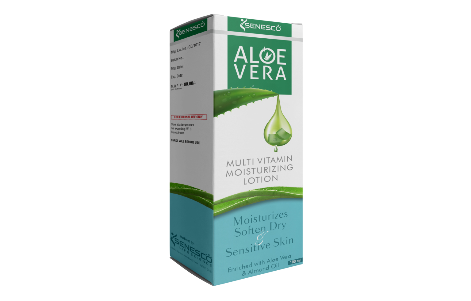 SENESCO ALOEVERA LOTION